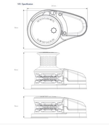 Lewmar - VX3 ankerlier GO/GD
