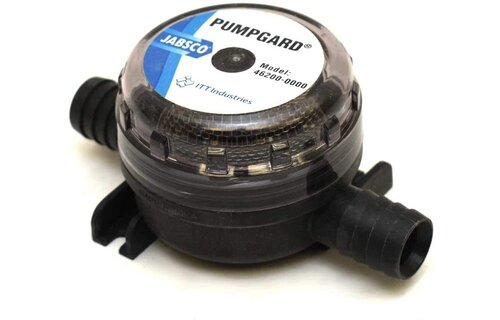 Jabsco Grof Filter Inline 19mm-3/4" slang-slang 20 Mesh (46200-0000)