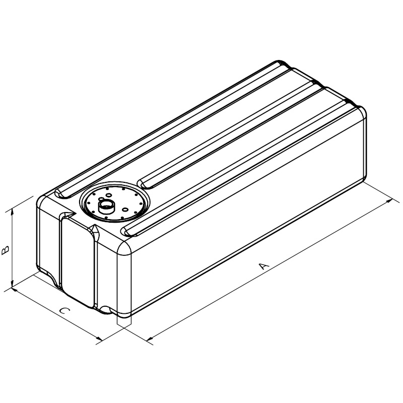 Drinkwatertank kunststof voor de boot