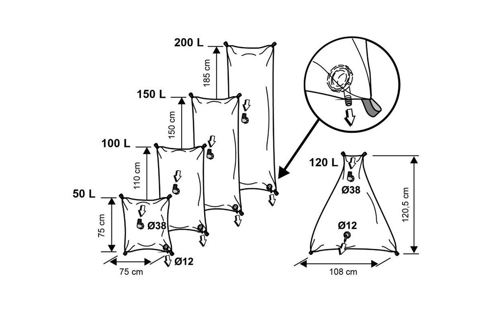 Plastimo Flexibele watertank