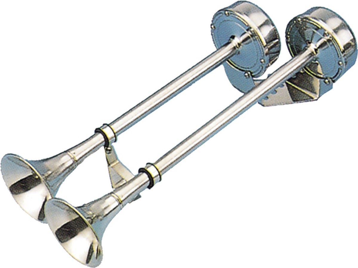 Hoorn rvs 463mm 12V dubbel