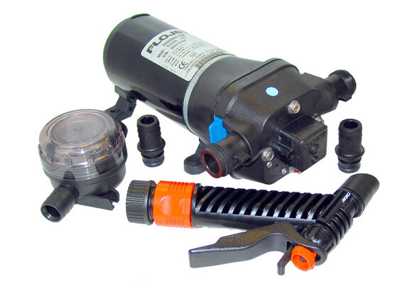 Flojet Dekwaspomp 12 / 24 Volt 17 Ltr/Min