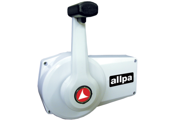 allpa Éénhandel motorbediening A89, wit, zijmontage, met interlock