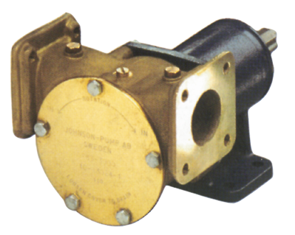 Johnson Pump Impellerpomp F8B-3000VF, 279l/min, voetmontage (met mechanical seal & RVS deksel)