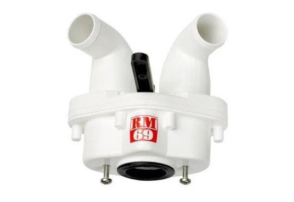 Tweewegkraan set A slangaansluiting 90 gr,