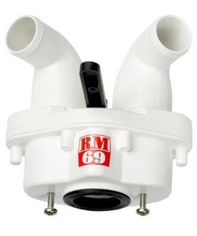 Tweewegkraan set A slangaansluiting 90 gr,