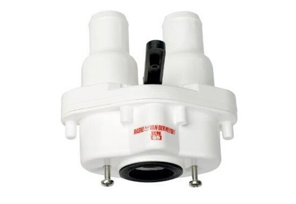 Tweewegkraan set A slangaansluiting recht