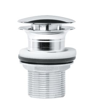 Afvoer voor spoelbak met glas