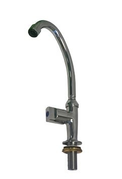 Verchroomde waterkraan