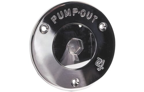 Allpa ISO Afzuigdekfitting  messing-verchroomd  voor vuilwater  aansluitingen Ø38mm/50mm/60mm