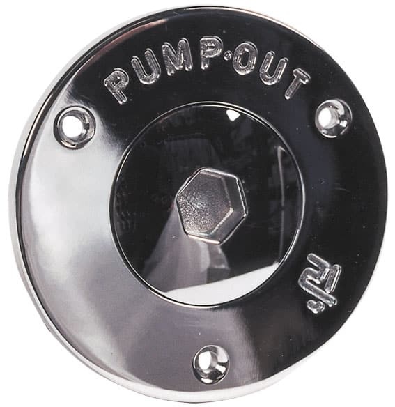 Allpa ISO Afzuigdekfitting messing-verchroomd voor vuilwater aansluitingen Ø38mm/50mm/60mm