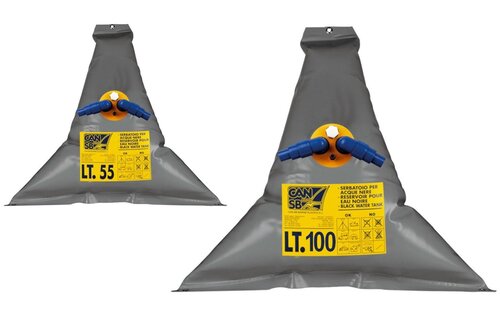 Flexibele vuilwatertank driehoek