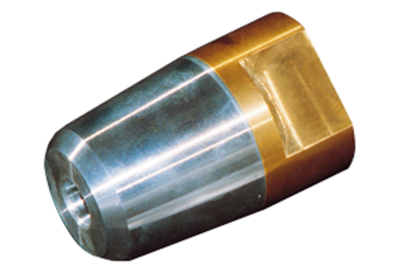 Dopmoer met zinkanode & RVS borgring voor schroefas Ø45mm