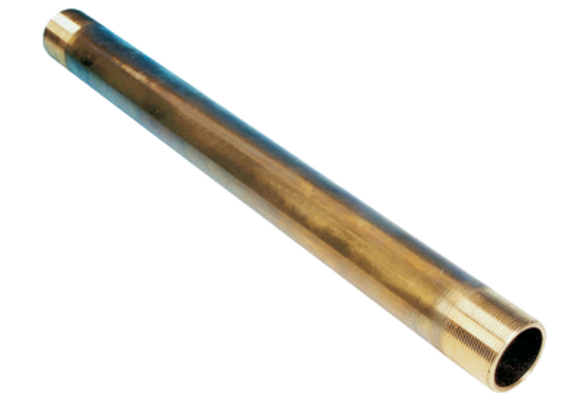 Messing schroefaskoker (zonder schroefdraad)