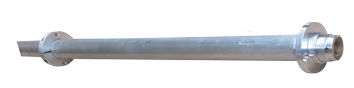 Allpa Aluminium schroefaskoker incl. kokerklem