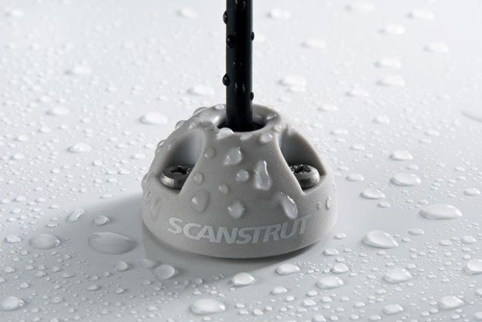 Scanstrut waterdichte dekdoorvoer verticaal - GRIJS