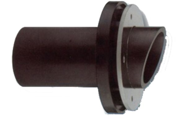 Kunststof huiddoorvoer met RVS ring, aansluiting Ø40/45/50mm