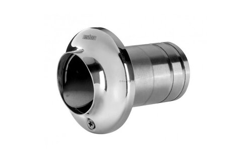 RVS uitlaat huiddoorvoer met rubber terugslagklep