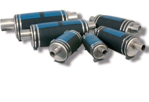 Waterlock / uitlaatdemper RVS 316