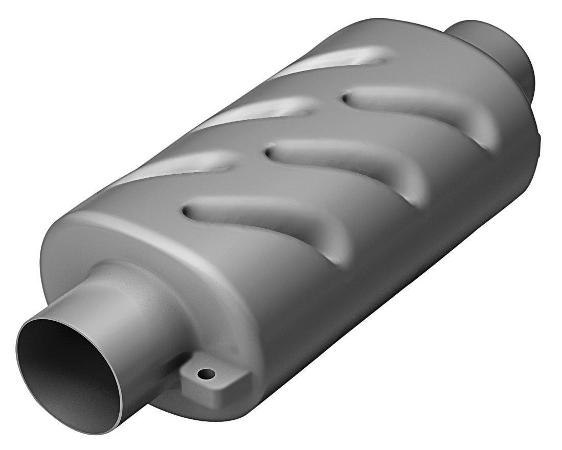 Kunststof uitlaatdemper