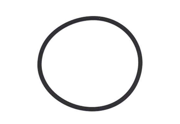 Ring (neopreen) voor Messing-vernikkeld koelwaterfilter