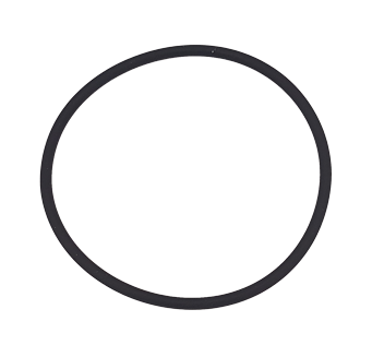 Ring (neopreen) voor Messing-vernikkeld koelwaterfilter