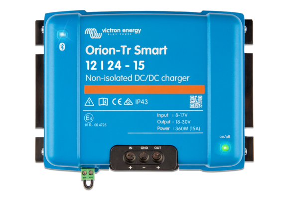 Orion-Tr Smart 12/24-15A Non-isolated DC-DC ch.