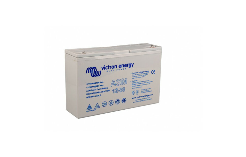 AGM Super Cycle accu met schroefdraad 12V/25Ah (M5)