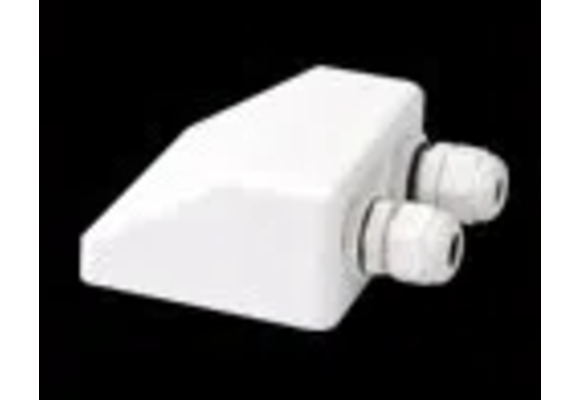 Dakdoorvoer dubbel wit t.b.v. zonnepaneel