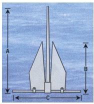 Fortress marine aluminium anker