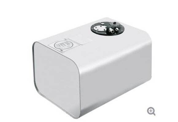 RVS Brandstoftank RVS 21L horizontaal