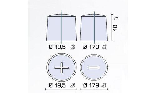 Optima Red Top accu type RT C 4.2