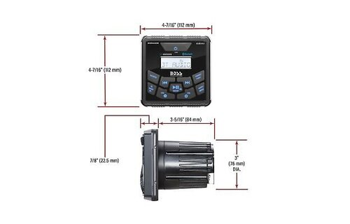 Marine Multimedia Receiver MGR450B
