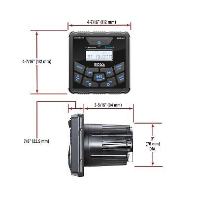 Marine Multimedia Receiver MGR450B