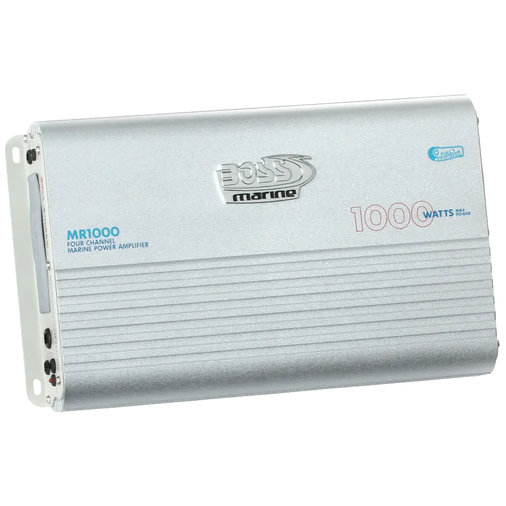 Mr1000 Marine versterker MR1000 watt - 4 kanaals - Boottotaal.nl
