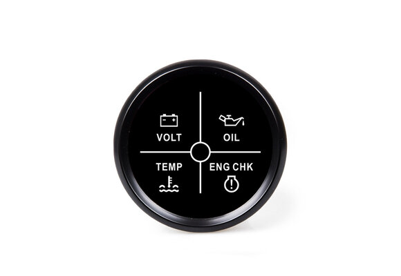 Hollex | Alarminstrument 4 in 1 | Zwart 9-32V