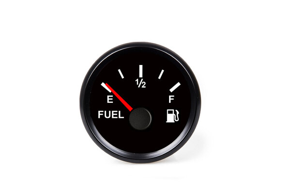 Hollex | Brandstofmeter 9-32V | Zwart 0-190Ohm