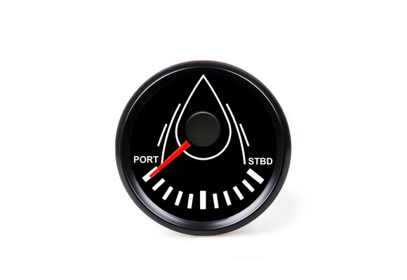 Hollex | Roerstandmeter | Zwart 9-32V ø52mm