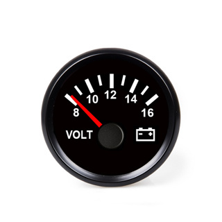 Hollex | Voltmeter | Zwart 8-16V