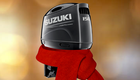 Buitenboordmotor opbergen in de winter