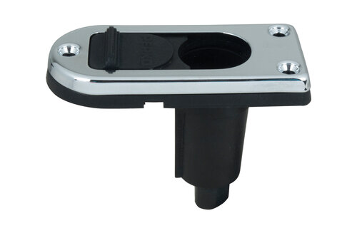 Perko rvs basis 1047 rechthoekig vlak met schuifafsluiting hoek 0°