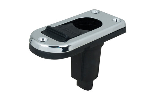 Perko rvs basis 1047 rechthoekig vlak met schuifafsluiting hoek 0°