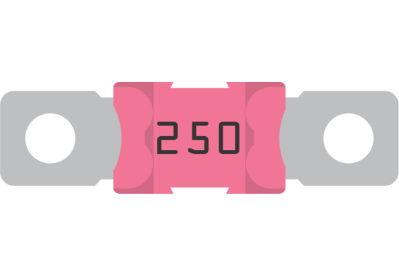 MEGA-fuse 250A/58V voor 48V producten