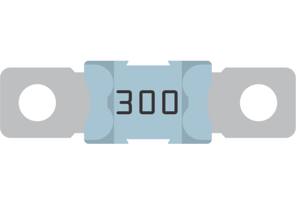 MEGA-fuse 300A/58V voor 48V producten