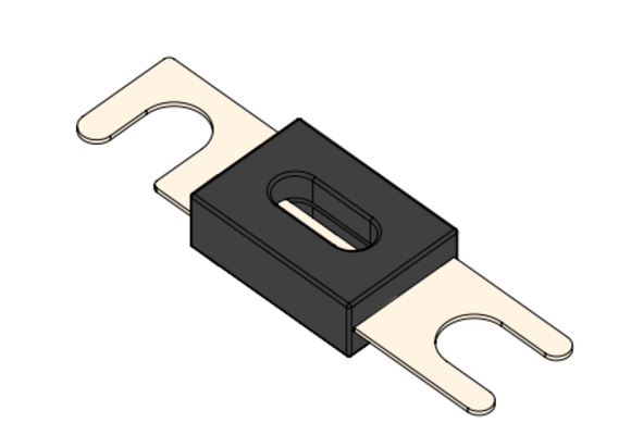 Fuse holder for ANL-fuse