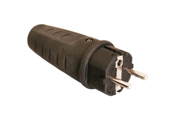 Rubber stekker randaarde