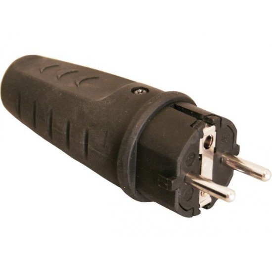 Rubber stekker randaarde