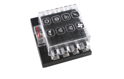 Complete zekering houder