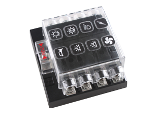 Complete zekering houder