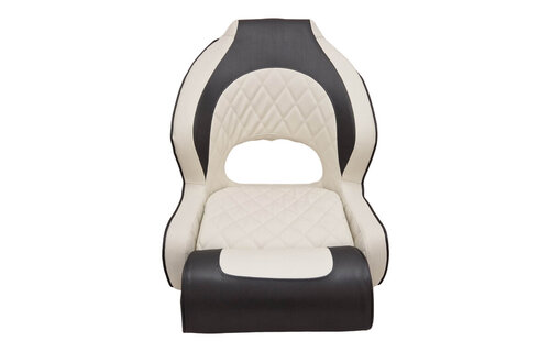 Bootstoel Diamond Moon wit/antraciet